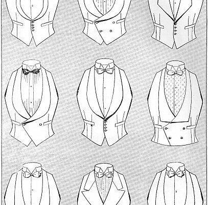 zee has a blog., gwalnen:  1927 men’s vest fashion illustrations