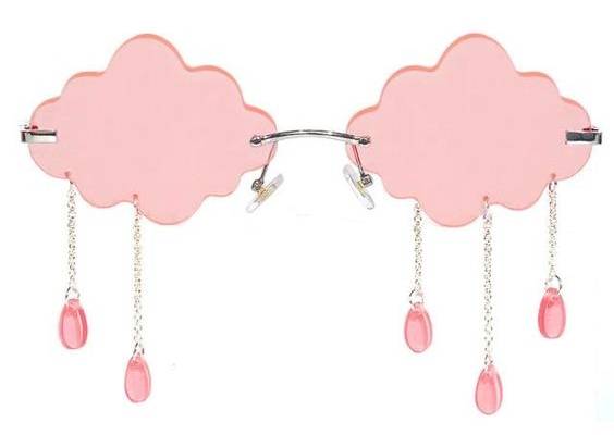 New vintage cloud shape vintage sunglasses. These fashionable clouds sunglasses come in many colors such as pink, red, blue , purple,