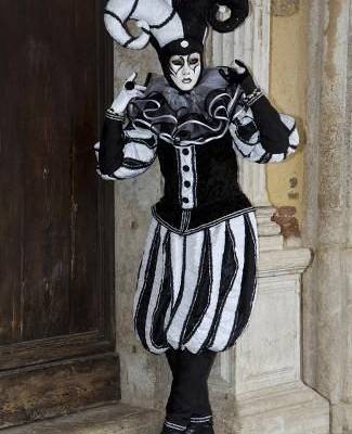 size: 24x16in Photographic Print: Venice, Italy. Mask and Costumes at Carnival by Darrell Gulin :