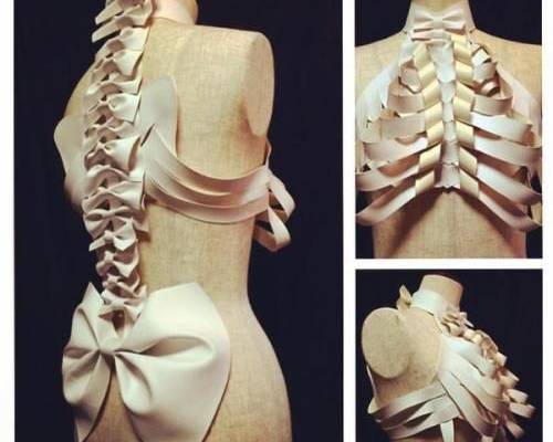 Inspiration: Rib and Spine Art CostumeThis creation, titled “the...