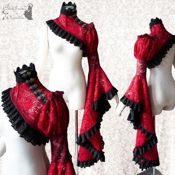 Red ^^ New shrug ^^ For all about my designs, see:… – Somnia Romantica
