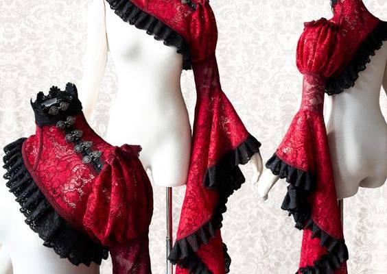 Red ^^ New shrug ^^ For all about my designs, see:... - Somnia Romantica