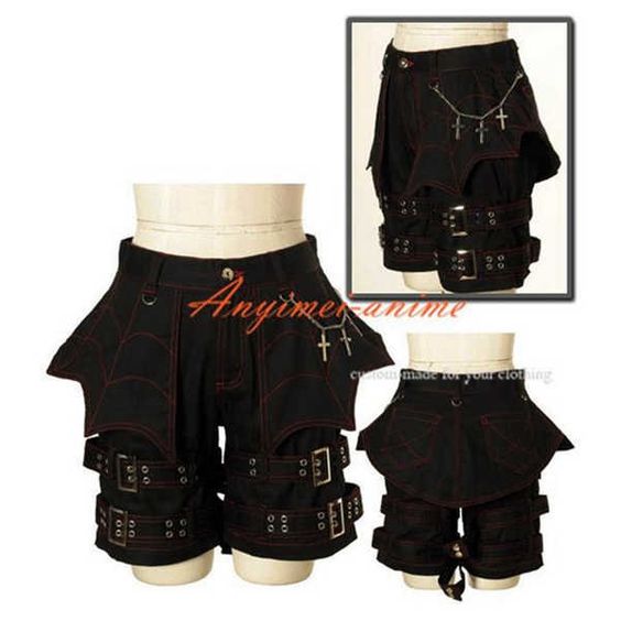 49.9US $ |Fondcosplay Hiphop Gothic Tripp Lolita Punk Fashion Short Pants Cosplay Costume Tailor-made[ck1051] – Cosplay Costumes – AliExpress