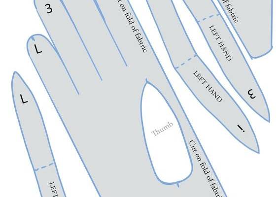 Glove making pattern Ladies | Etsy