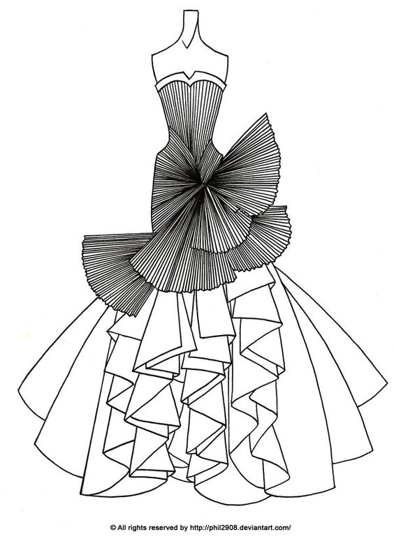 Fashion Lineart. 03 by anotherphilip on DeviantArt