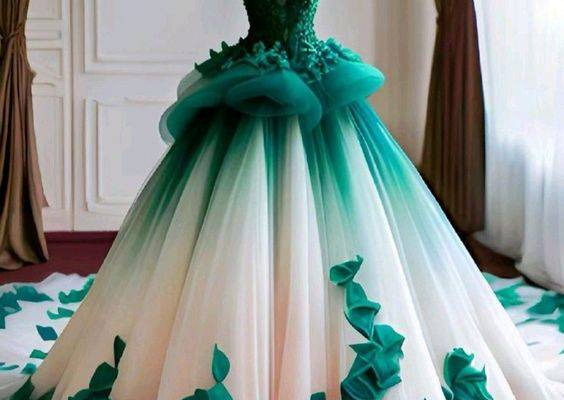 Wedding i's a very special occasion. It can't be pass on a simple dress. This gorgeous gown i's just perfect to create a grand look at the event and catch everyone’s attention.