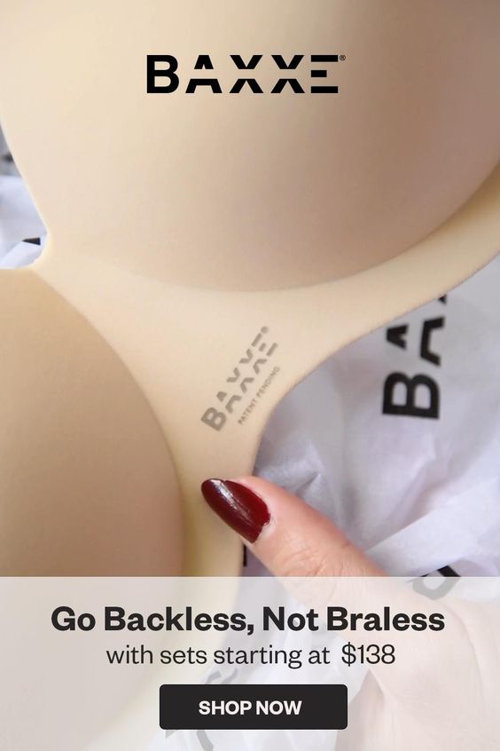 Go Backless, Not Braless with the strapless set that started it all.