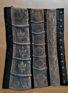 How I made my book corset