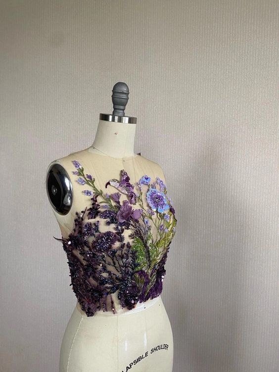 floral embroidery