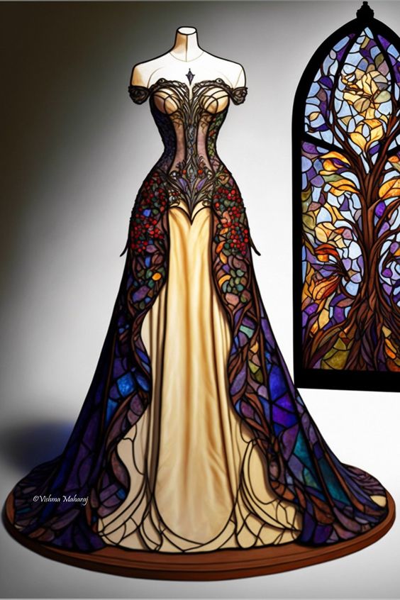 Stained Glass Gown