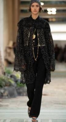 Item code: P75195 V66843 NO686 Glittered Lace Black