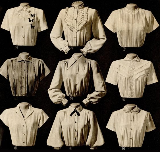 Character Design Inspiration — misforgotten2: I’m lousy with blouses. …