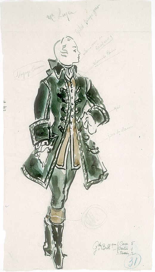 Costume Designs by Boris Bilinsky: “Voyage Casanova.”