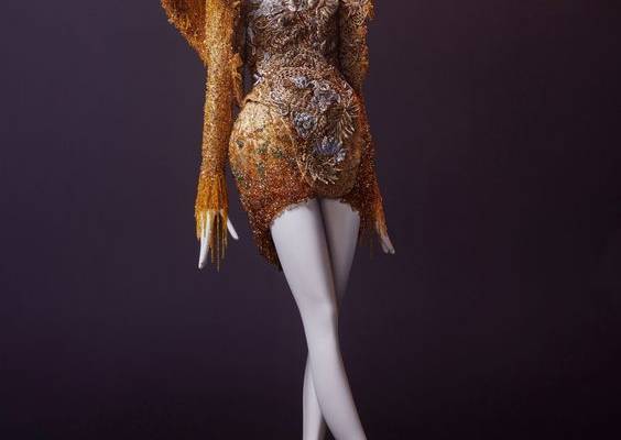 Inside a New Exhibition of the Chinese Couturier Behind Rihanna's Yellow Cape at the Met Gala