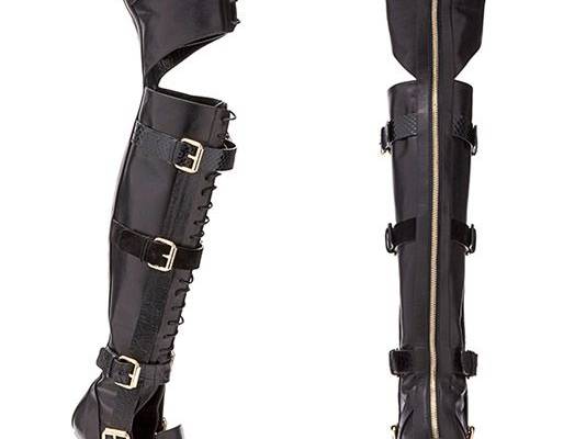 Prabal Gurung Over The Knee Boot in Black
