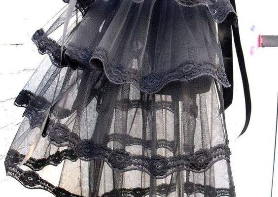 Burlesque tulle skirt All colours Festival bustle belt black | Etsy