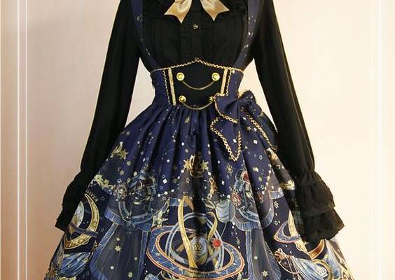King Eleven -The Demon King of This Universe- Lolita High Waist Skirt Salopette