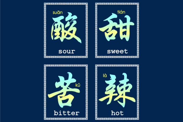 酸甜苦辣数码印花花型素材