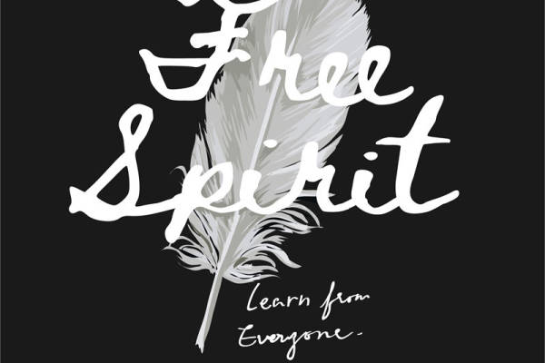 羽毛字母印花图案服装裁片T恤卫衣烫图印花花型素材