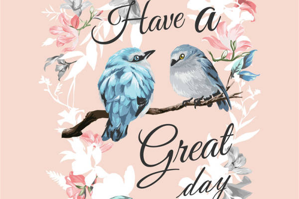 植物花朵字母印花图案服装裁片T恤卫衣烫图印花花型素材