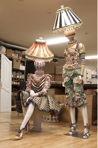 Whimsical Mannequin Lamps by MacKenzie-Childs –
