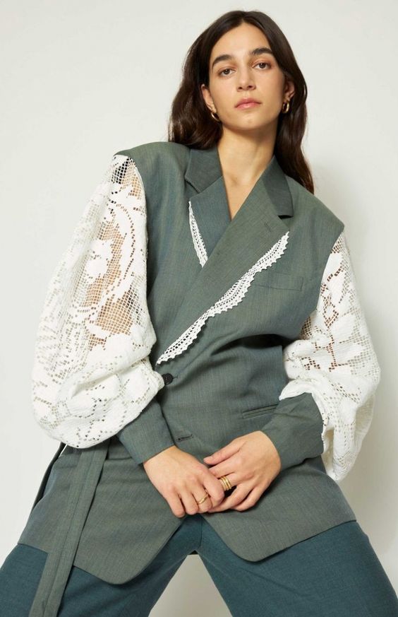 Пиджак из занавески