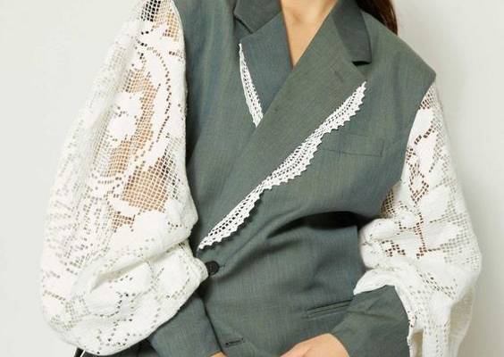 Пиджак из занавески