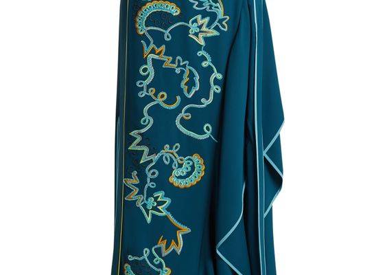 Embroidered asymmetric crepe-cady skirt | Peter Pilotto | MATCHESFASHION.COM