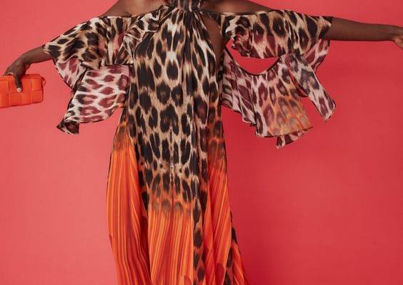 Our gorgeous maxi dress is perfect all year round. Crafted from soft, silk-blend material. Features a high ruffled neckline, long sleeves, hanky hemline, and adjustable waistline. Super flattering on all body shapes. Team with sandals or wedges for a classy, stunning look.  20% Silk 80% Viscose