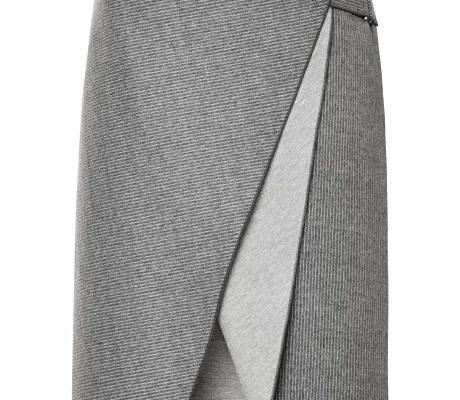Bonded Felt And Raven Saddle Envelope Skirt by Dion Lee for Preorder on Moda Operandi