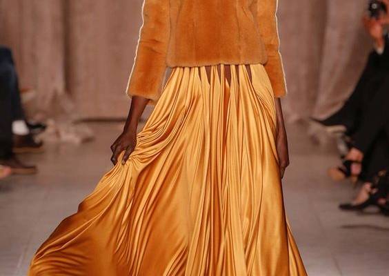 Zac Posen Fall 2015 Ready-to-Wear Fashion Show - Alek Wek