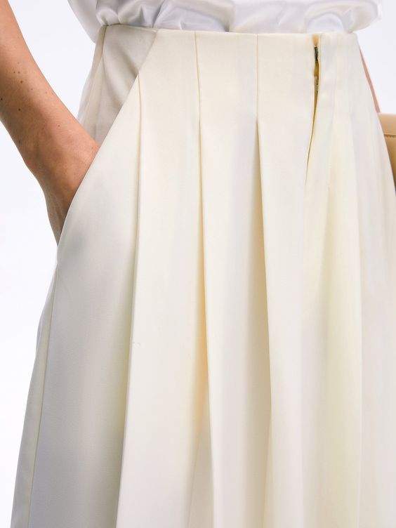 White Daily Long Elegant Plain Pants, Black / XXL