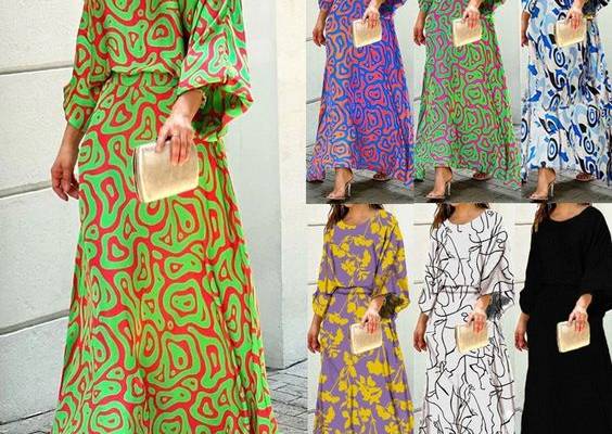 Look effortlessly stylish with our Women's Fashion Loose Printed Long Sleeve Top Skirt Set. This set features a loose-fitting, long sleeve top and a matching skirt, both adorned with a trendy print. The top offers comfort and versatility, perfect for any occasion or season. The skirt is designed to flatter your figure while providing freedom of movement. Made from high-quality materials, this set is durable and easy to care for. Whether you're going out with friends or attending a special event,