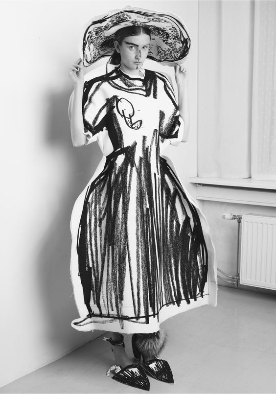 This Fashion Line Lets You Literally Wear Pencil Sketches