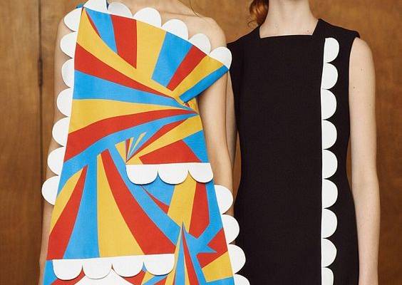 Fashion designer Victoria Beckham has unveiled her Victoria Victoria Beckham pre-spring 20...