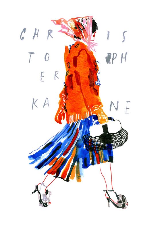 Lauren Tamaki Fashion Drawings
