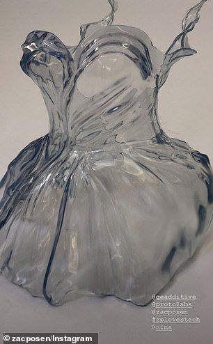 Nina Dobrev’s Met Gala dress by Zac Posen was 3D printed to her body