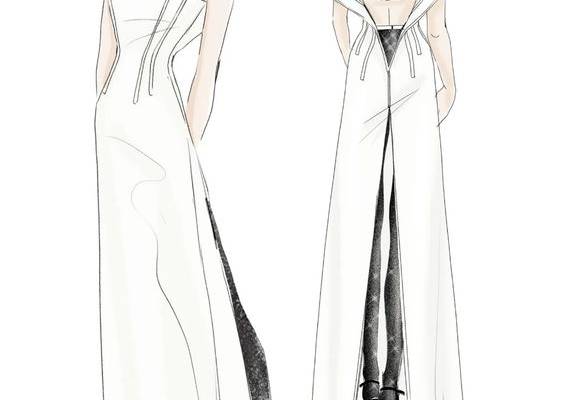 Gigi Hadid Hits The Met Gala In A Monochrome Prada Gown