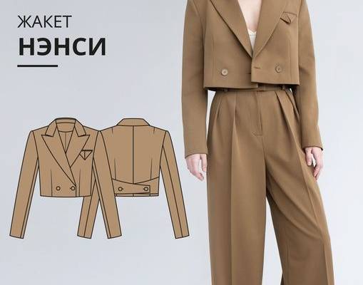 Выкройка Жакет Нэнси - Vikisews