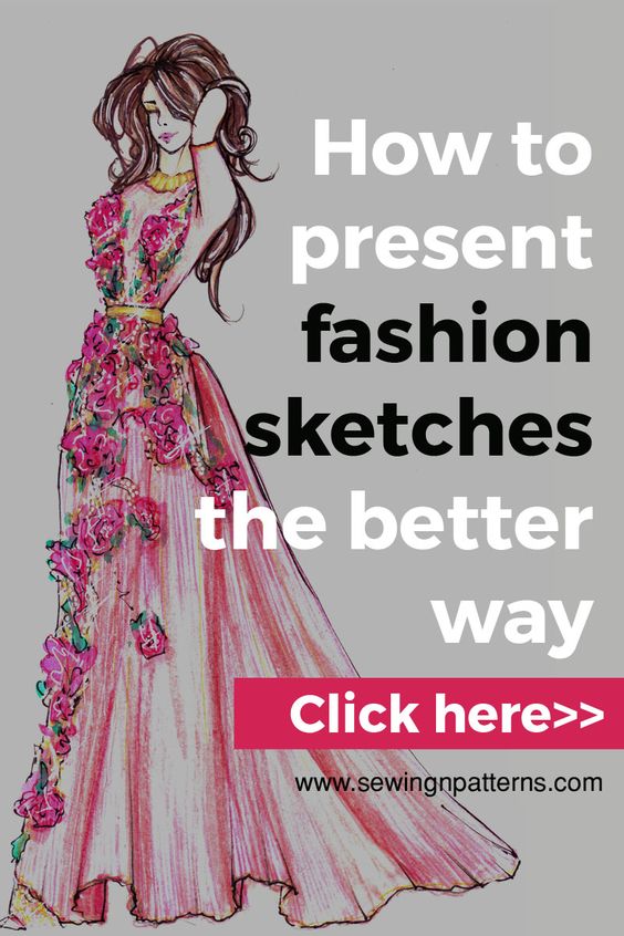 How to present fashion sketches to reach more people and get better likes