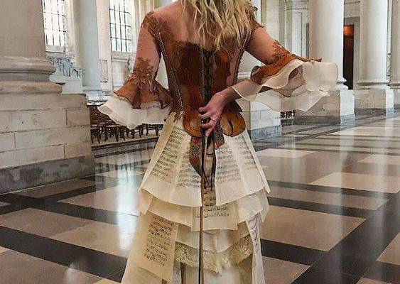Unique Evening Gowns Created from Vintage Book Covers - The Vintage News