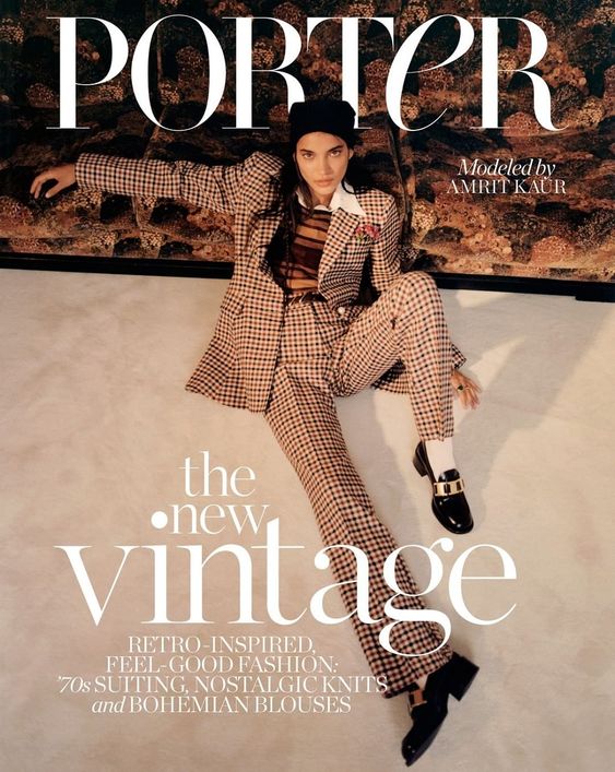 The New Vintage: Amrit by Quentin De Briey for Porter Magazine July 2020 – Fashion Editorials – Minimal. / Visual.