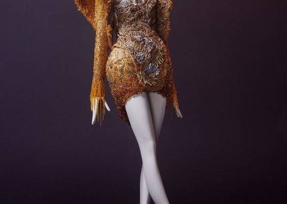 Inside a New Exhibition of the Chinese Couturier Behind Rihanna's Yellow Cape at the Met Gala