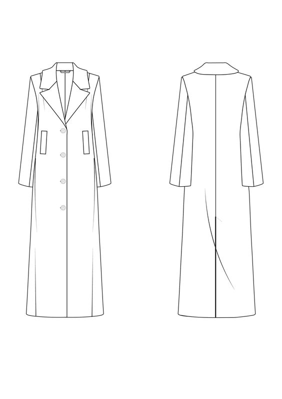 Schnittmuster Mantel FERNANDA ist online! – La Bavarese