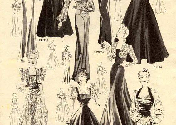 Fatos e fotos da moda de 1930 a 1940 - Blog da Mari Calegari