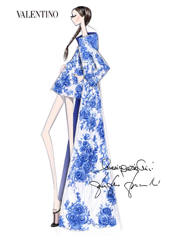 Caroline Andrieu posted a great link on her Facebook page this morning and instantly caught my attention. If you are a fan of fashion designer’s original sketch, then you will love the follow…