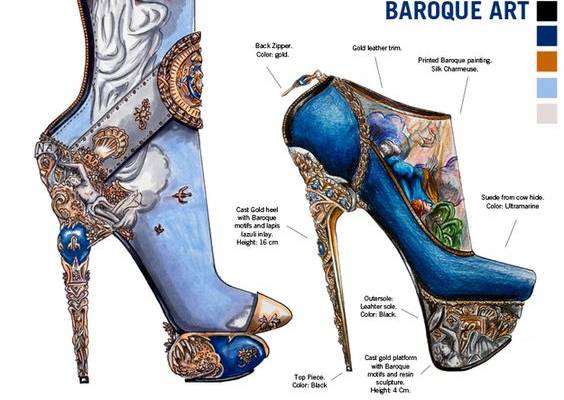 Learn Art History Through 10 Stunning Pairs Of High Fashion Heels