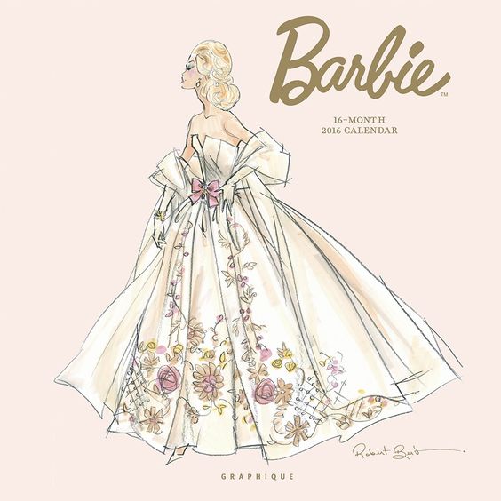 Graphique Barbie 2016 Wall Calendar (CY35216)