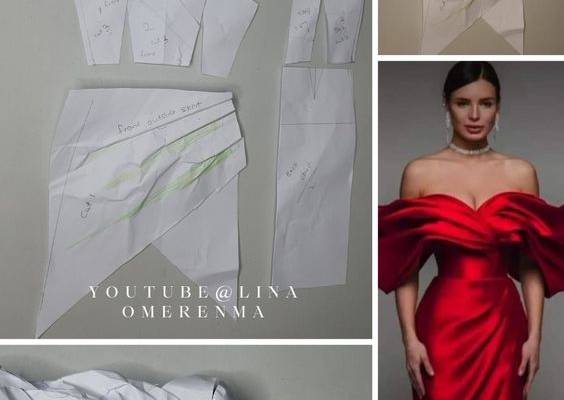 其中包括：Pattern drafting for wedding dress