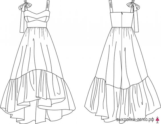 Сарафан с лифом-корсажем. Инструкция по пошиву | Шить просто — Выкройки-Легко.рф